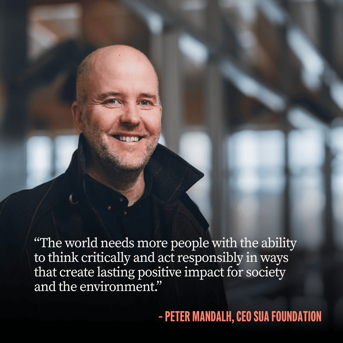 Peter Mandalh, CEO SUA Foundation