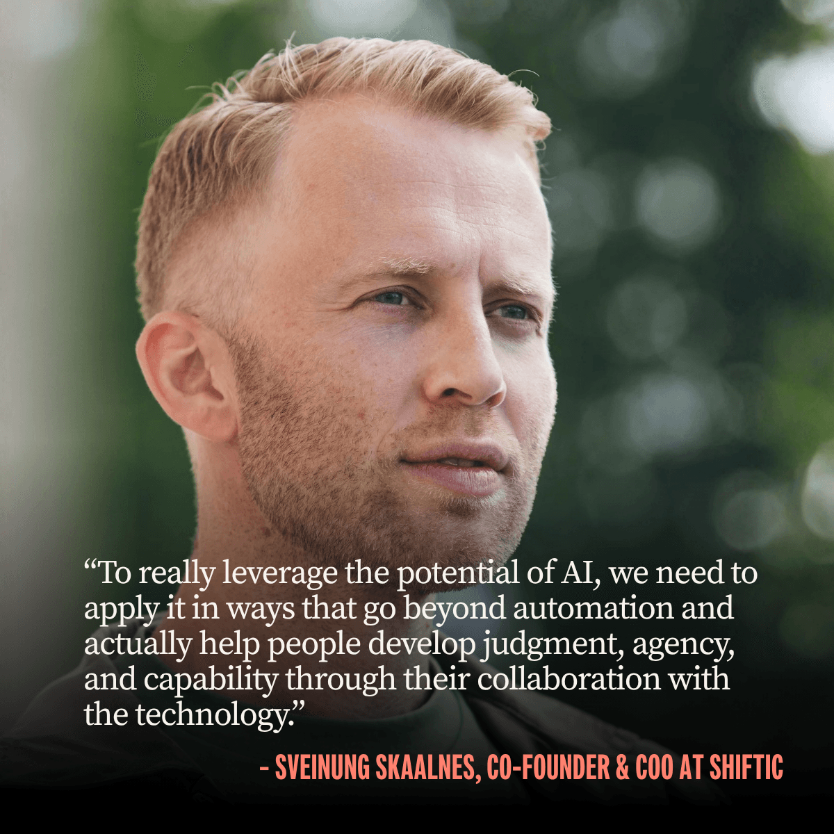 Sveinung Skaalnes, Co-founder & COO at Tilda